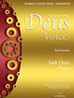 Deus Voices SAB choral sheet music cover